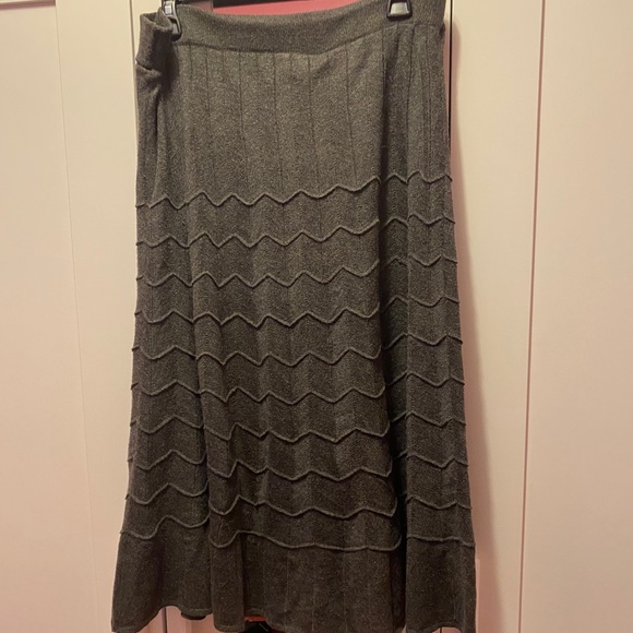 Gray Sweater Skirt - Picture 1 of 3